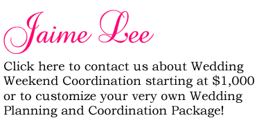 Wedding Planner  on Event And Wedding Planning By Jaime Lee